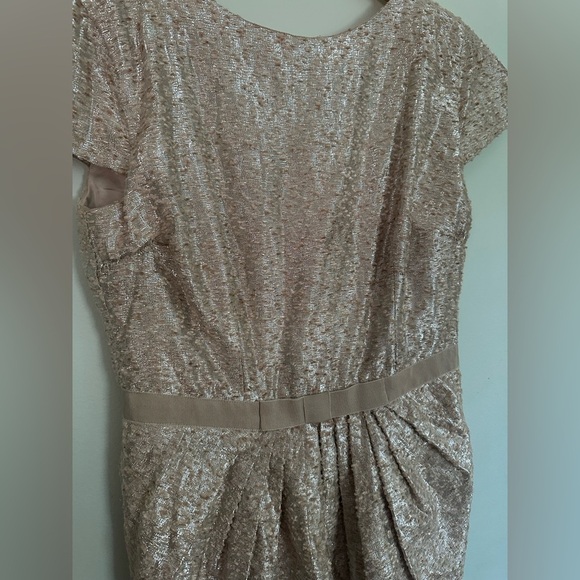 Gold backless sequin homecoming mini-dress - Picture 2 of 4